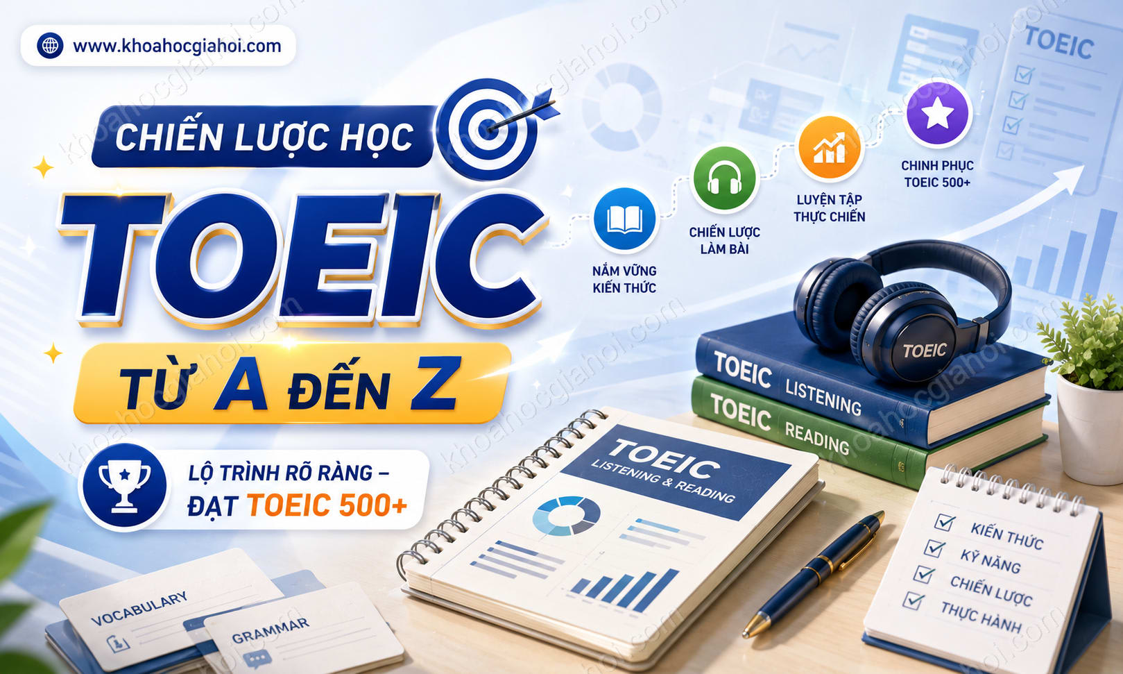 Khóa Học Chiến Lược Học Toeic Từ A Đến Z Khóa Học Chiến Lược Học Toeic Từ A Đến Z