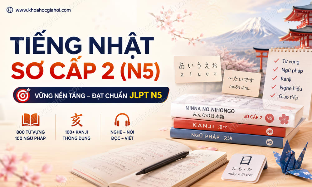 Khóa Học Tiếng Nhật Sơ Cấp 2 (N5)