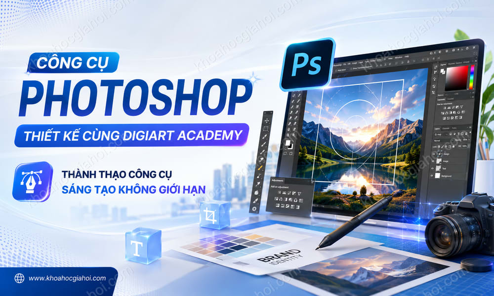 Khóa Học Công Cụ Photoshop - Thiết Kế Cùng Digiart Academy