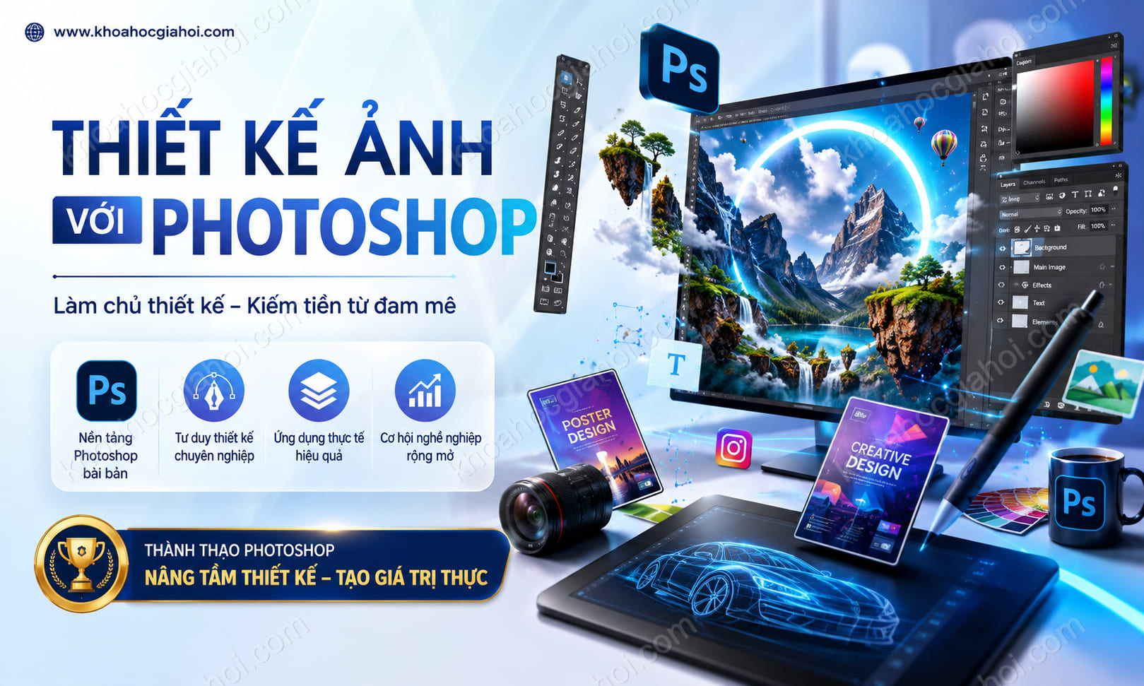 Khóa Học Thiết Kế Ảnh Với Photoshop