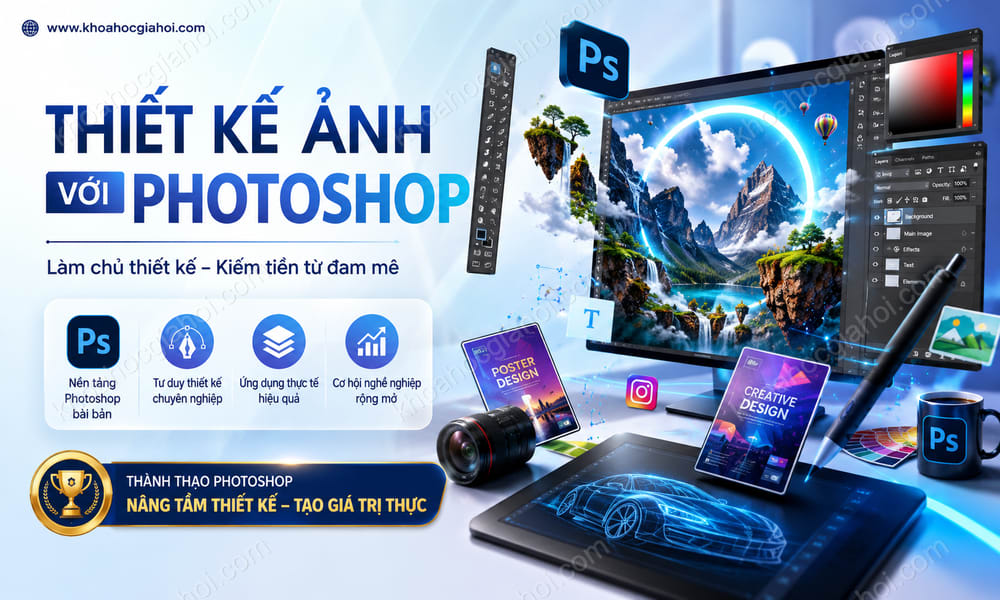 Khóa Học Thiết Kế Ảnh Với Photoshop
