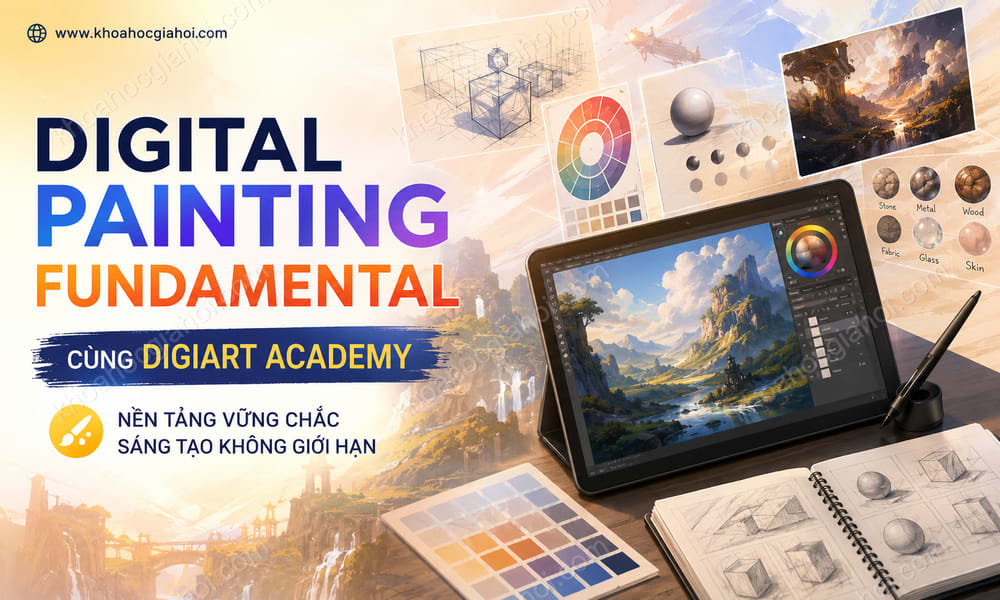 Khóa Học Digital Painting Fundamental Cùng Digiart Academy