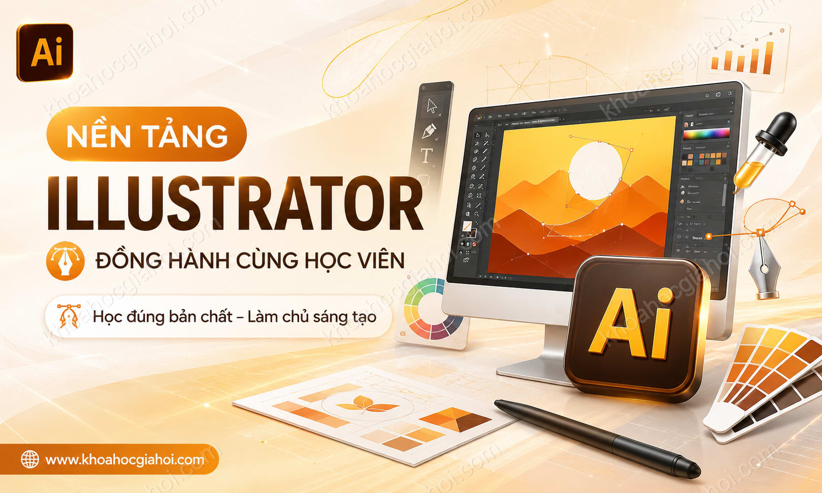 Khóa Học Nền Tảng Illustrator - Đồng Hành Cùng Học Viên Khóa Học Nền Tảng Illustrator - Đồng Hành Cùng Học Viên
