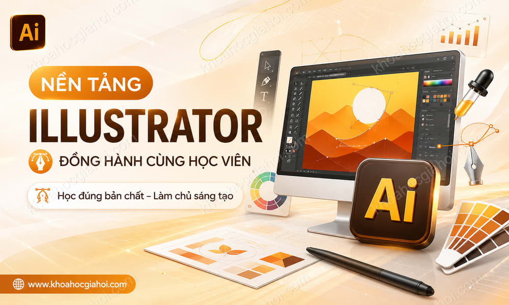 Khóa Học Nền Tảng Illustrator - Đồng Hành Cùng Học Viên