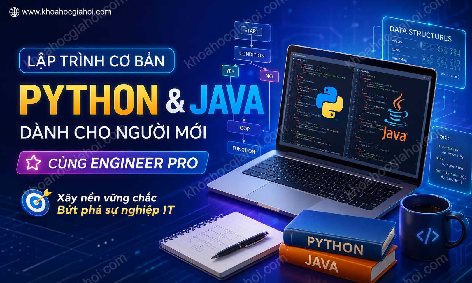 Khóa Học Introduction To Programming With Python, Java Dành Cho Người Mới Big Tech Cùng Engineer Pro Khóa Học Introduction To Programming With Python, Java Dành Cho Người Mới Big Tech Cùng Engineer Pro