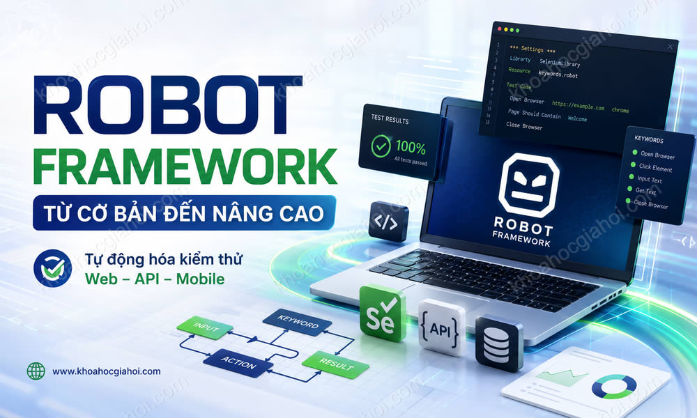 Khóa Học Robot Framework Từ Cơ Bản Đến Nâng Cao (tiếng Việt)
