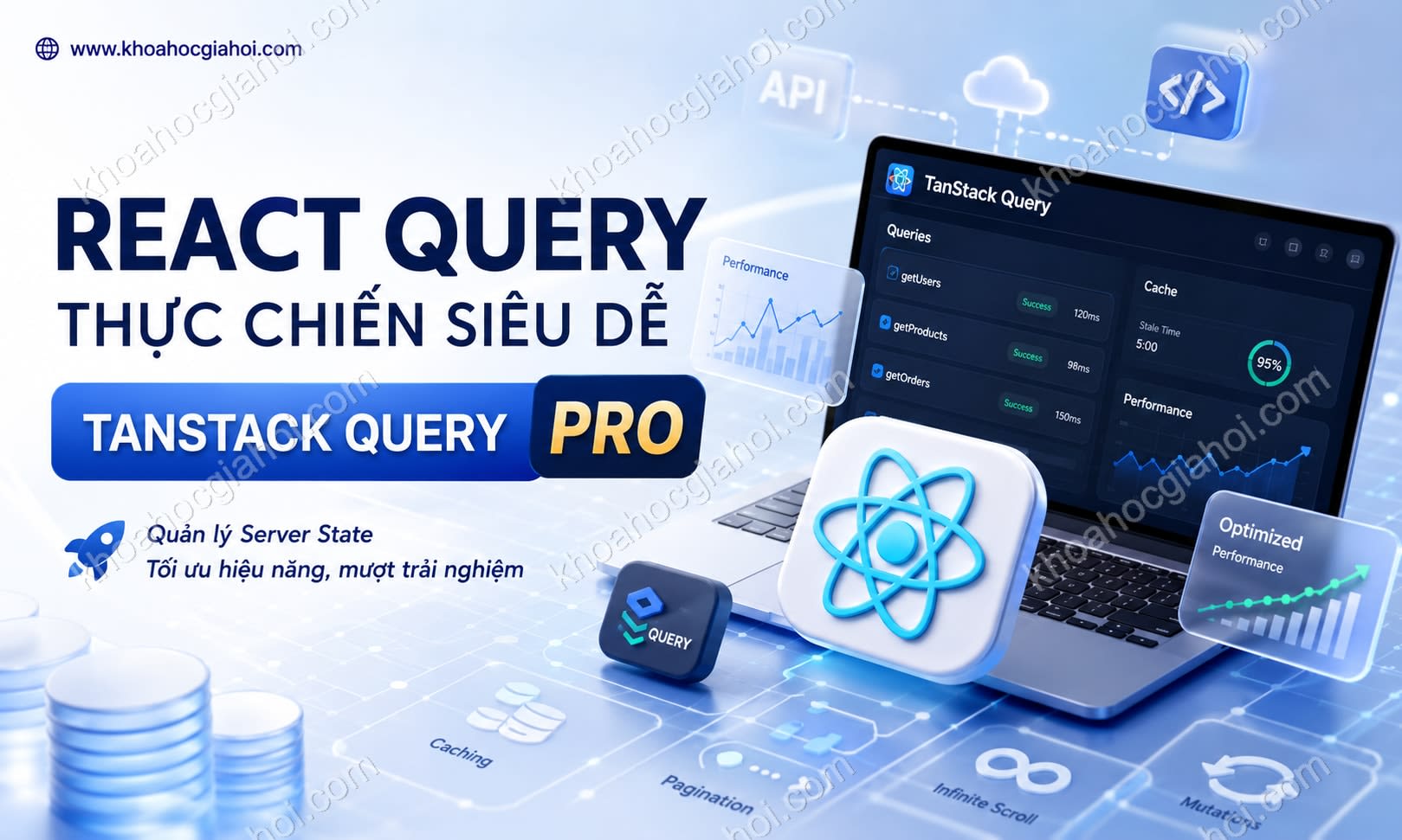 Khóa Học React Query Thực Chiến Siêu Dễ (tanstack Query) Pro