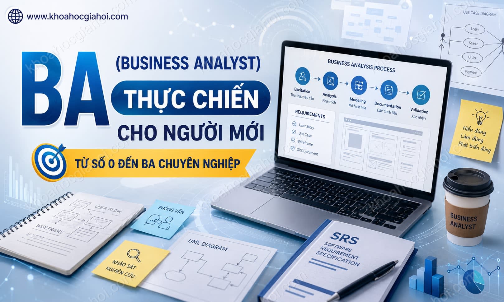 Khóa Học BA (Business Analyst) Thực Chiến Cho Người Mới