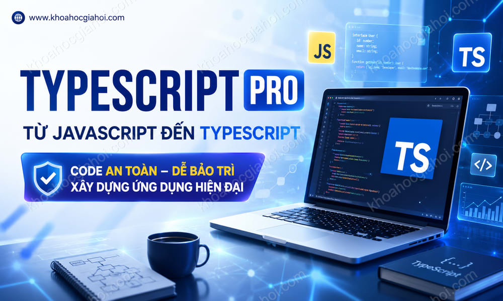 Khóa Học Typescript Pro - Tự Học Typescript & Javascript Từ Số 0 Cùng Hỏi Dân It