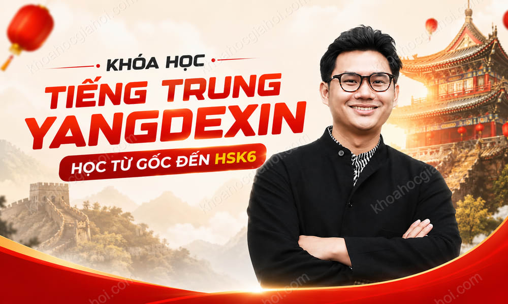 Khóa Học Tiếng Trung Yangdexin Học Từ Gốc Đến Hsk6