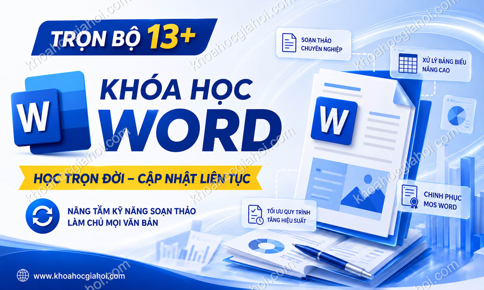 Trọn Bộ 13+ Khóa Học Word – Học Trọn Đời, Cập Nhật Liên Tục Miễn Phí