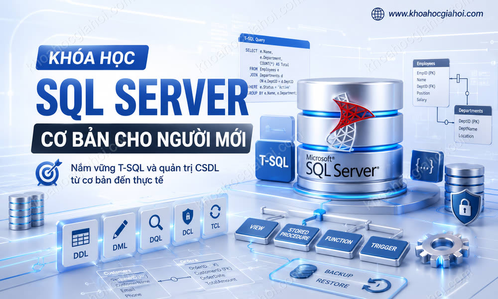 Khoá Học SQL Server Cơ Bản Cho Người Mới Bắt Đầu