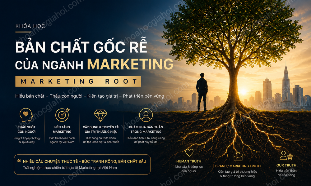 Khóa Học Bản Chất Gốc Rễ Của Ngành Marketing – Marketing Root