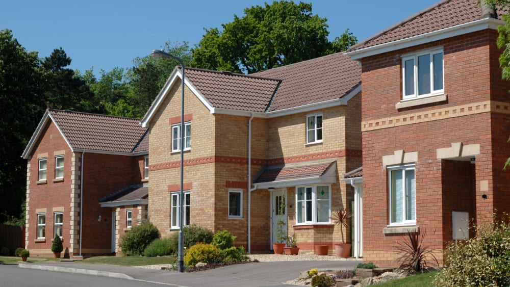Modern UK residential houses
