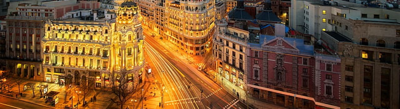 Man Made Madrid City Night Spain Hd   Preview 