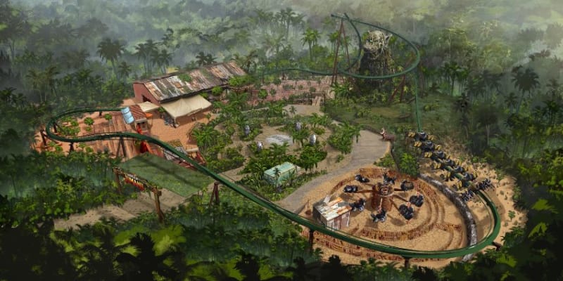 Chessington World Of Adventures, Showcasing A Blend Of Theme Park, Resort, Zoo, And Sea Life Attractions For A Magical Experience.