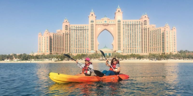 Kayaking in Dubai