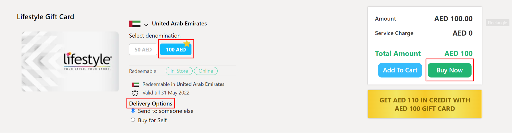 Lifestyle Gift Cards Online with 10% Extra Credit | al giftcards