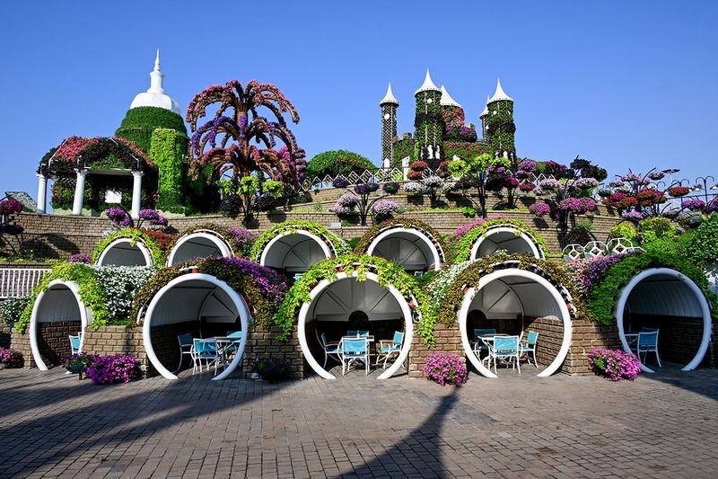 Circular Dining at Miracle Garden