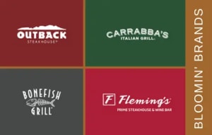 Bloomin' Brands Gift Card