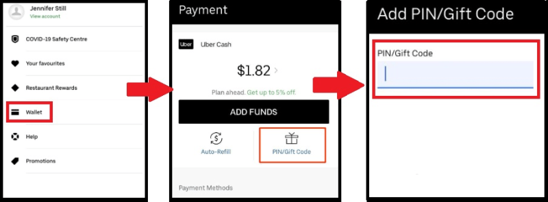 How to Redeem Uber Gift Card