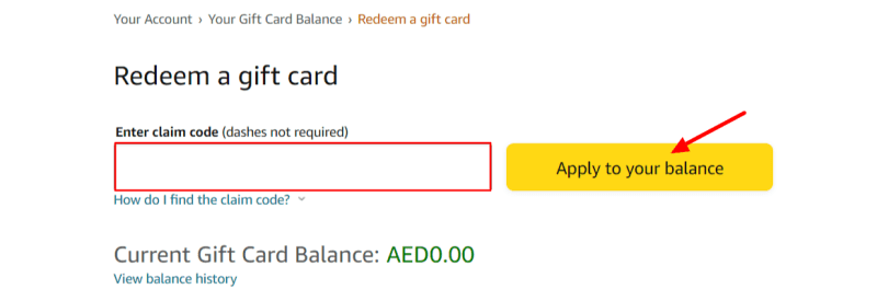 How to Redeem Amazon Gift Cards