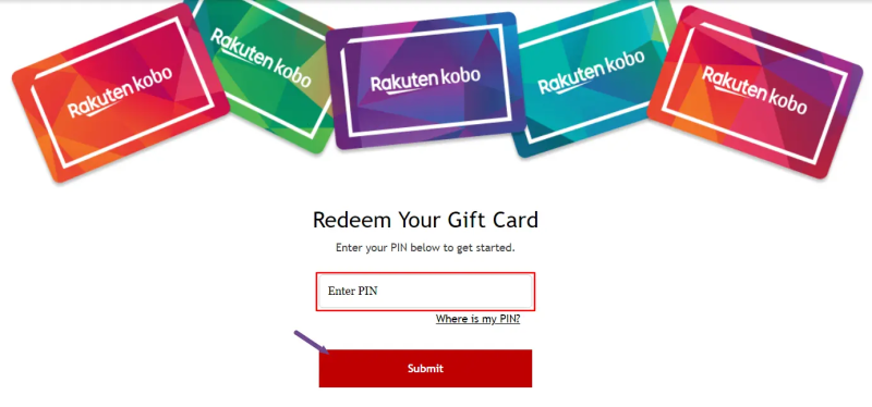 how to redeem kobo card