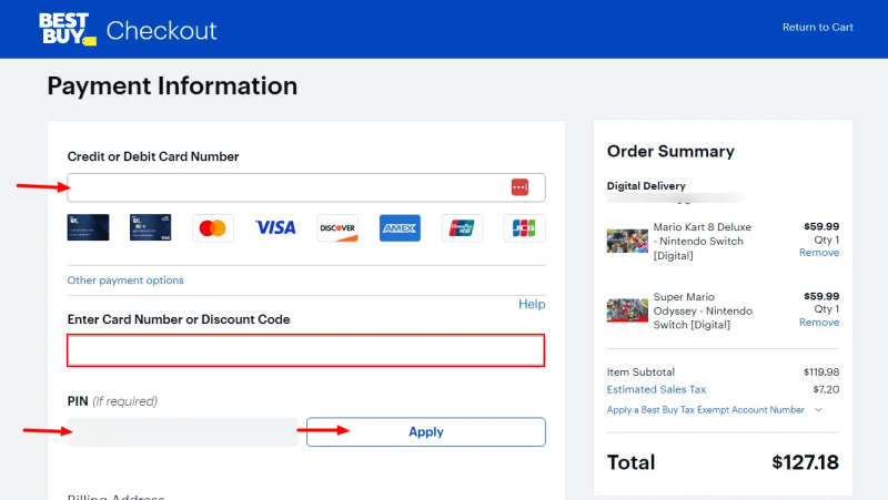 How to Redeem Best Buy Gift cards