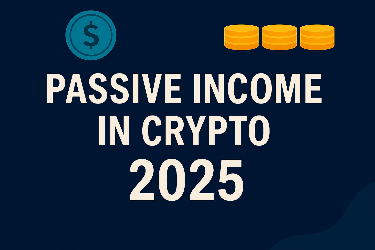 Earn While You Sleep: Passive Income Strategies in Crypto (2025 Edition)