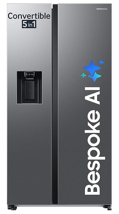 Samsung 633 L, 3 Star, Frost Free, Double Door, Convertible 5-in-1