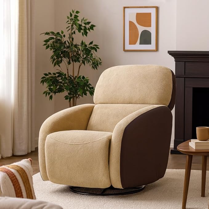 Pebble Motorized Recliner Chair | Rocking & Swivel Recliner