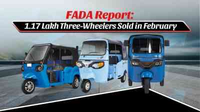 FADA Report: 1.17 Lakh Three-Wheelers Sold in February