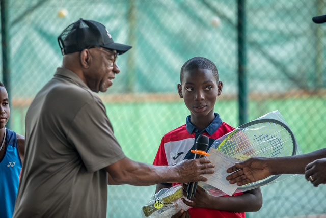 Tennis academy practice