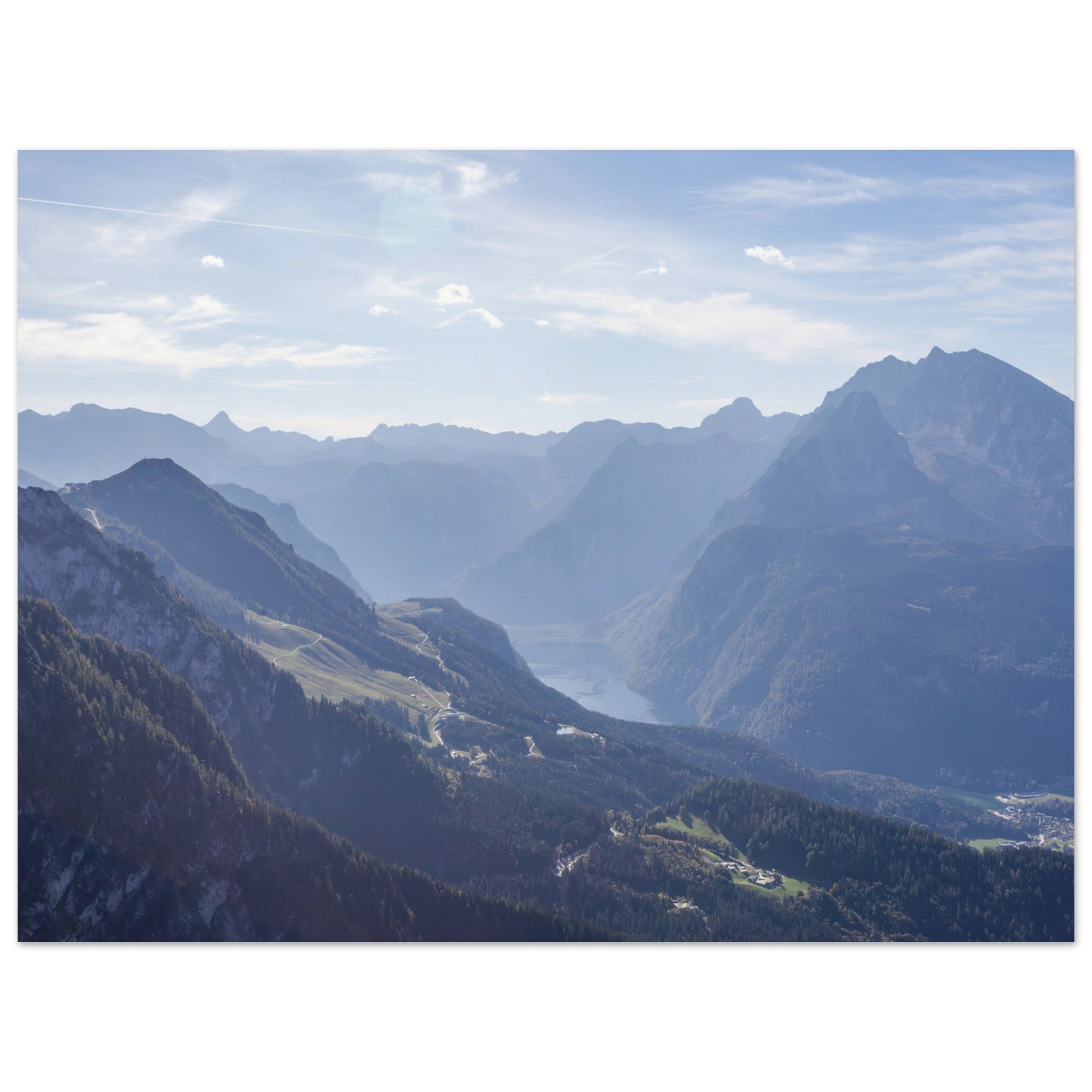 View of Königssee from summit of the Kehlstein Photo Wall art 3854d77b-4df4-4ae4-aafa-8b8c5cb28cad