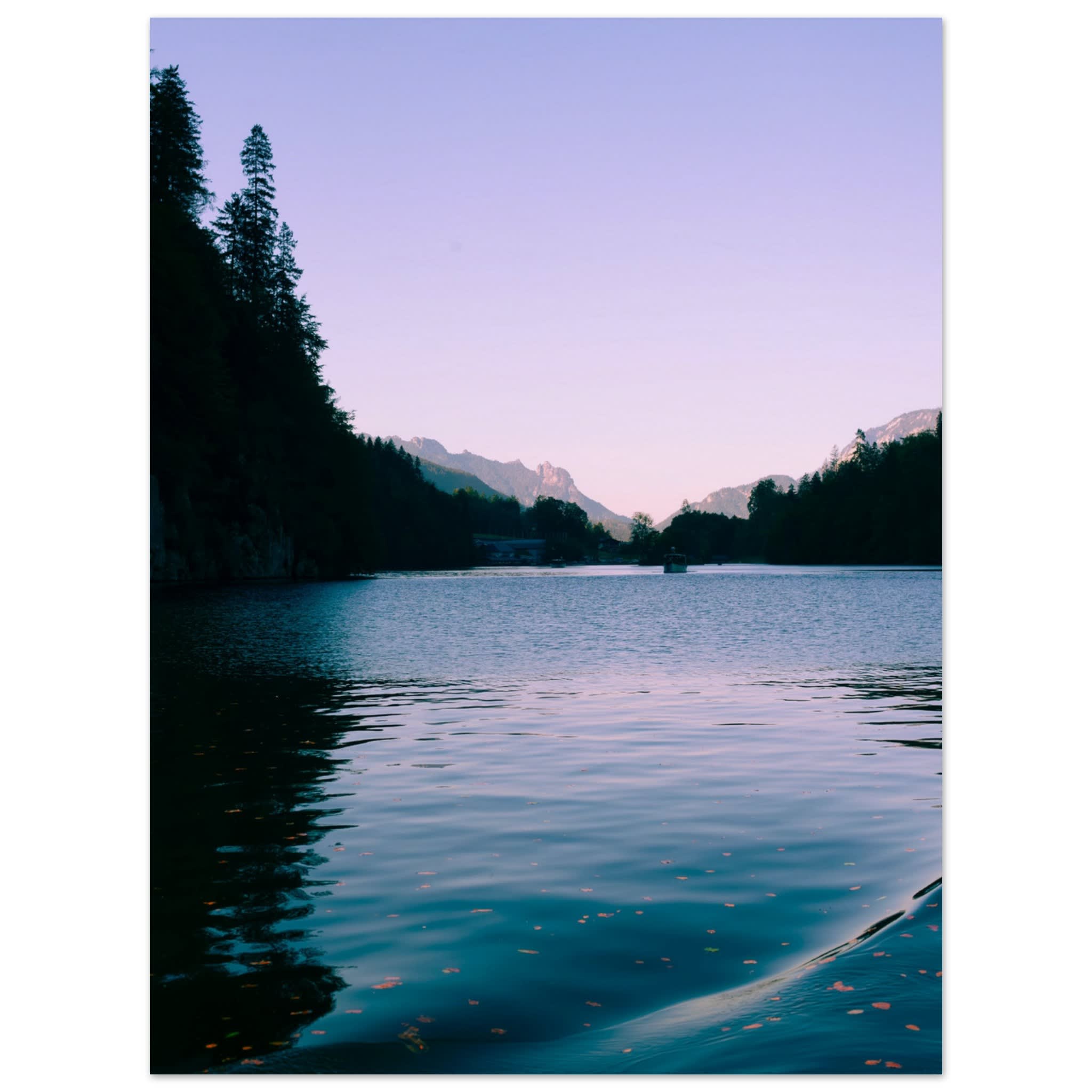 Serene Waters of Königssee At Dusk Photo Wall art 59e9e8a0-7dff-4f87-8949-8a6a563c9e71
