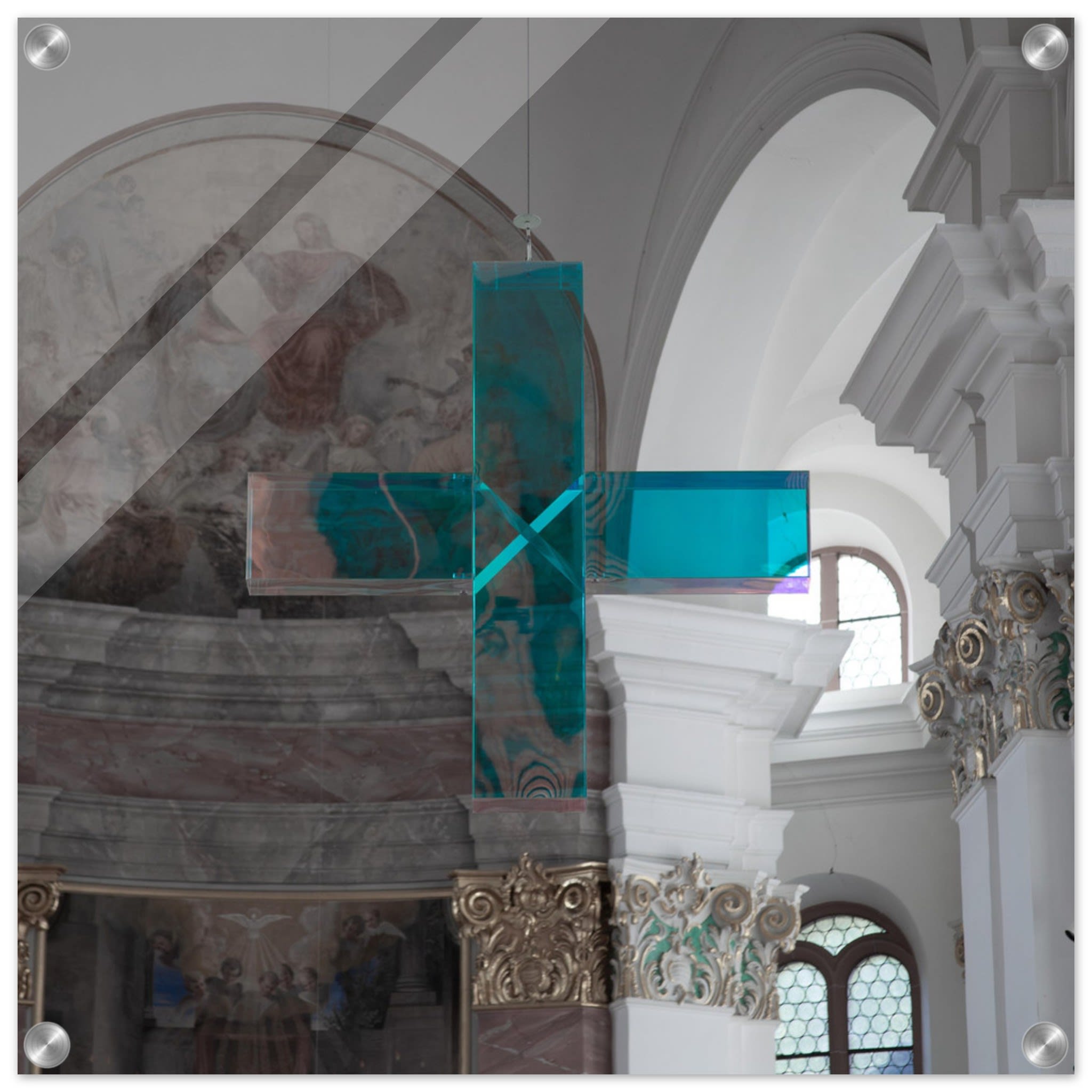 Crystal Cross in Heidelberg Church Photo Wall art 96bf5d95-4956-4178-89f7-47c62a391bf3