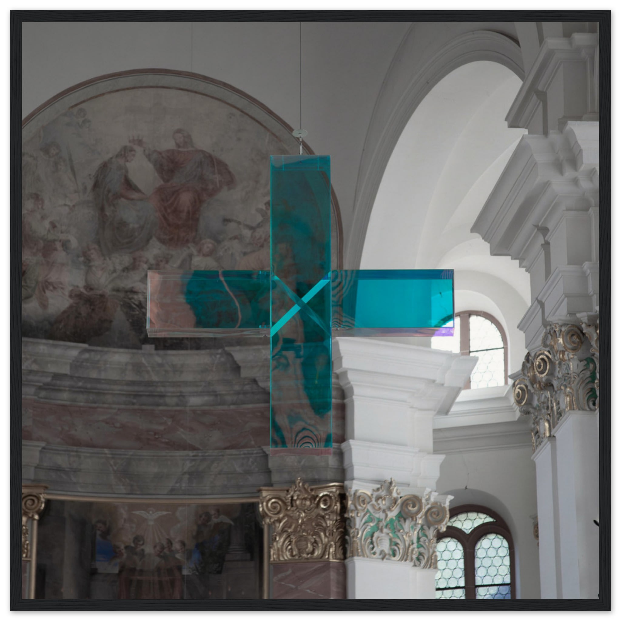 Crystal Cross in Heidelberg Church Photo Wall art b190688a-9289-4255-bb7d-0315d2af6d02