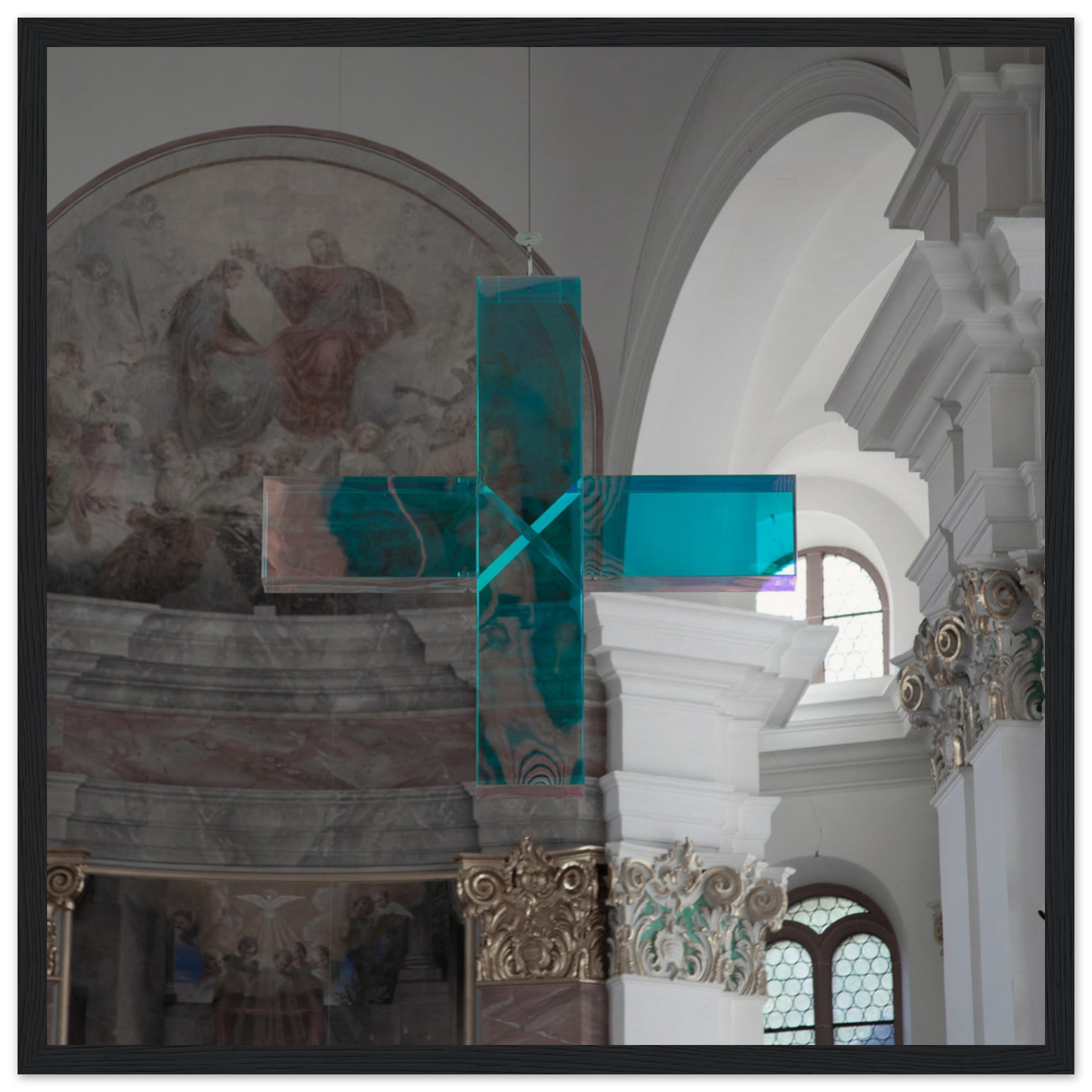 Crystal Cross in Heidelberg Church Photo Wall art 8f33ec8a-d35f-4dd7-a8b0-9759ac37dc2b
