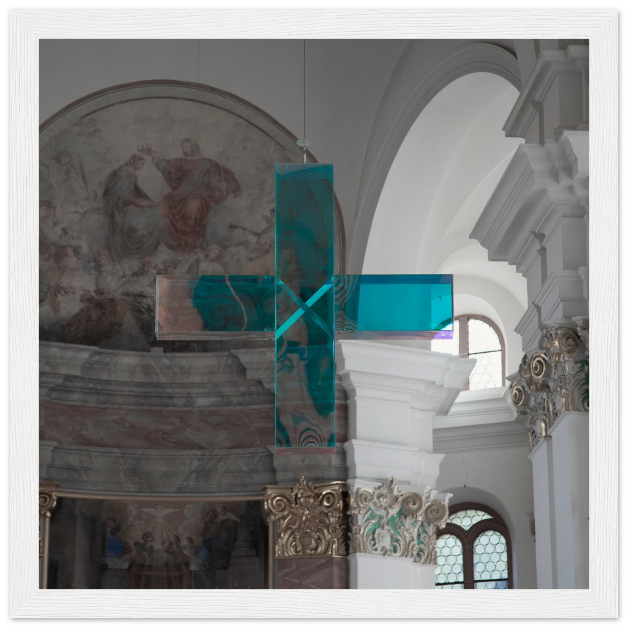 Crystal Cross in Heidelberg Church Photo Wall art 08093bb4-6e44-456a-bfd2-d3416b328065
