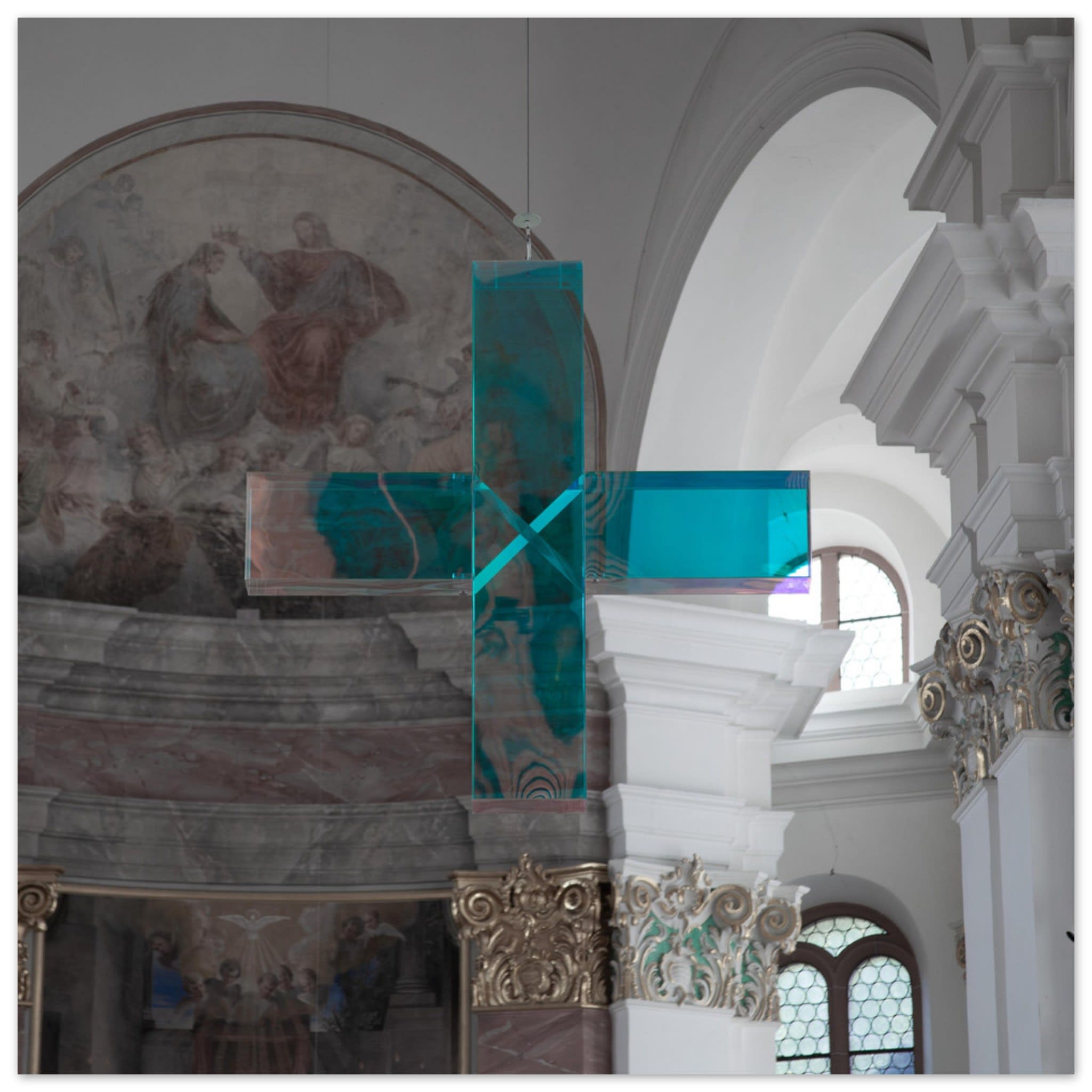 Crystal Cross in Heidelberg Church Photo Wall art a5d85f7a-b13b-45ef-aeef-c44c0f08e4e7