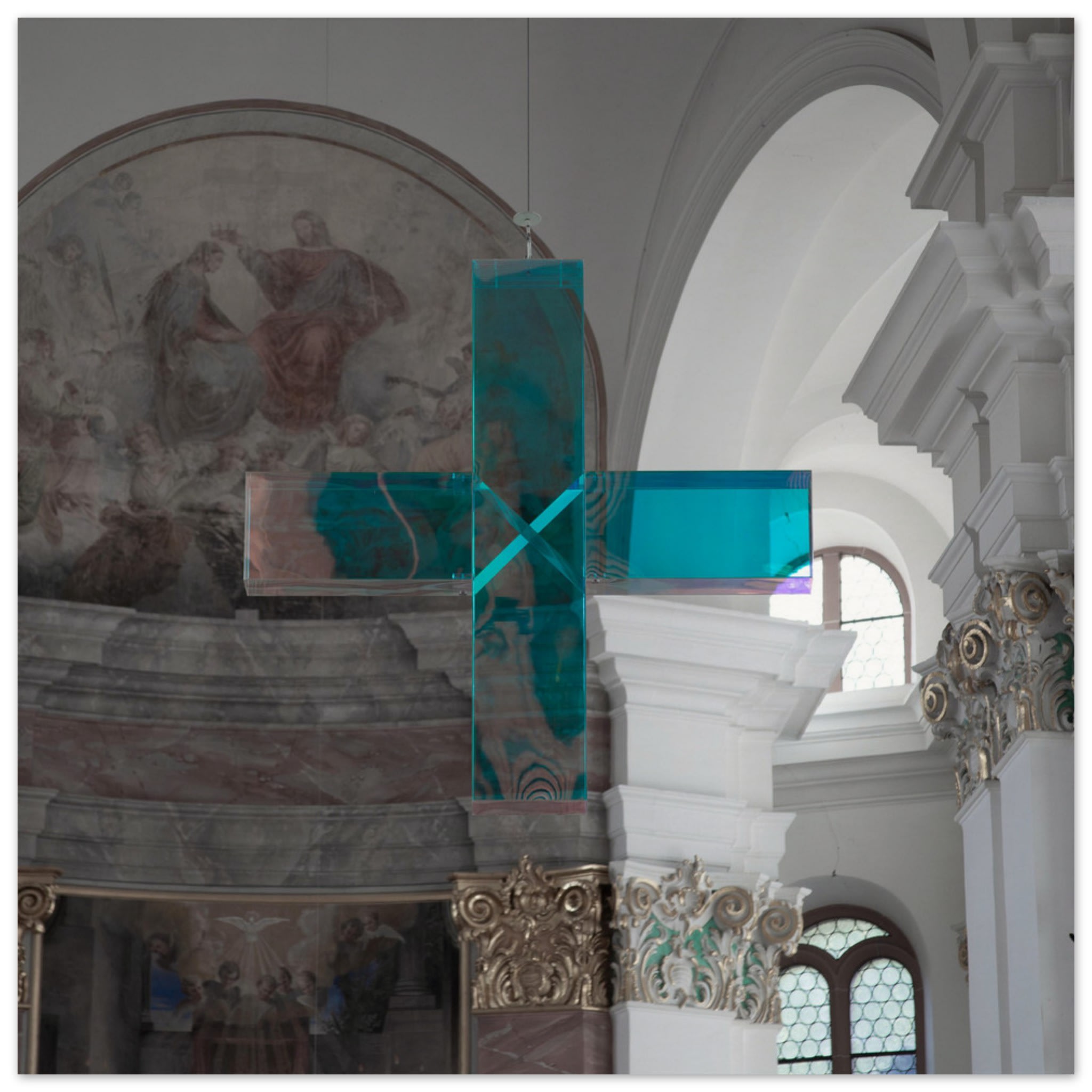 Crystal Cross in Heidelberg Church Photo Wall art 0db6469a-8492-4e2c-8d74-743b53d1a263
