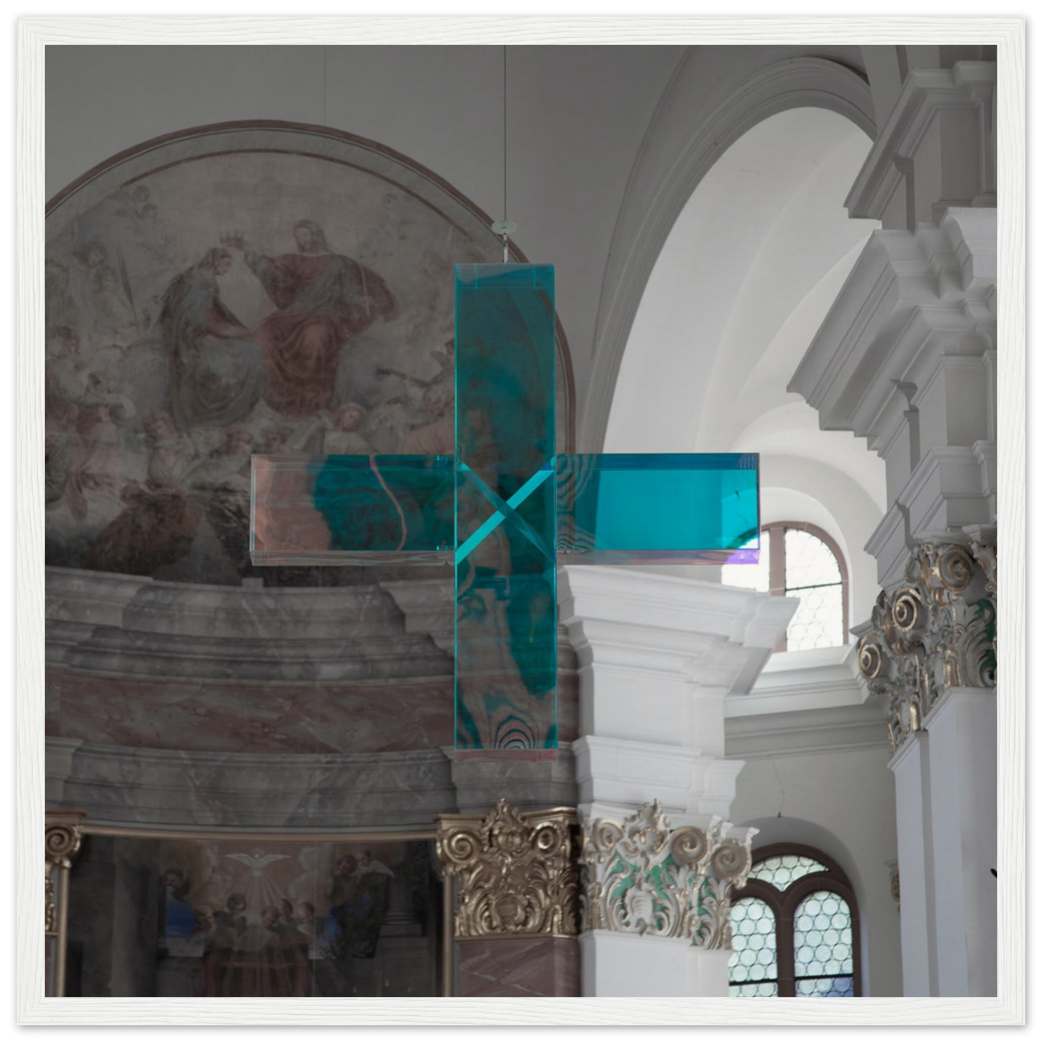 Crystal Cross in Heidelberg Church Photo Wall art e4ba6fd3-b64f-4de6-8206-07ee51e1fde1
