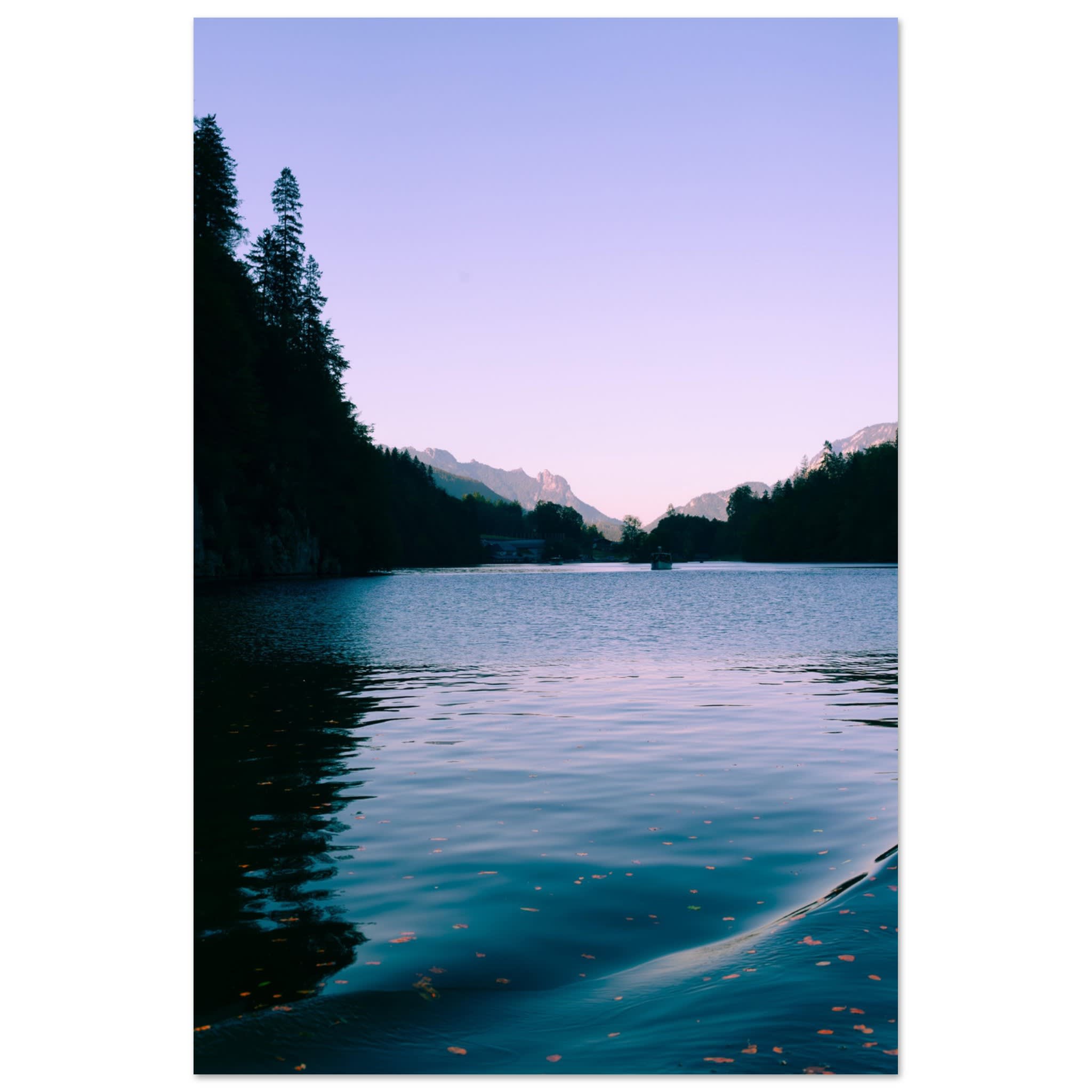 Serene Waters of Königssee At Dusk Photo Wall art 442194a0-8812-4621-8d0c-34e3299ffb44