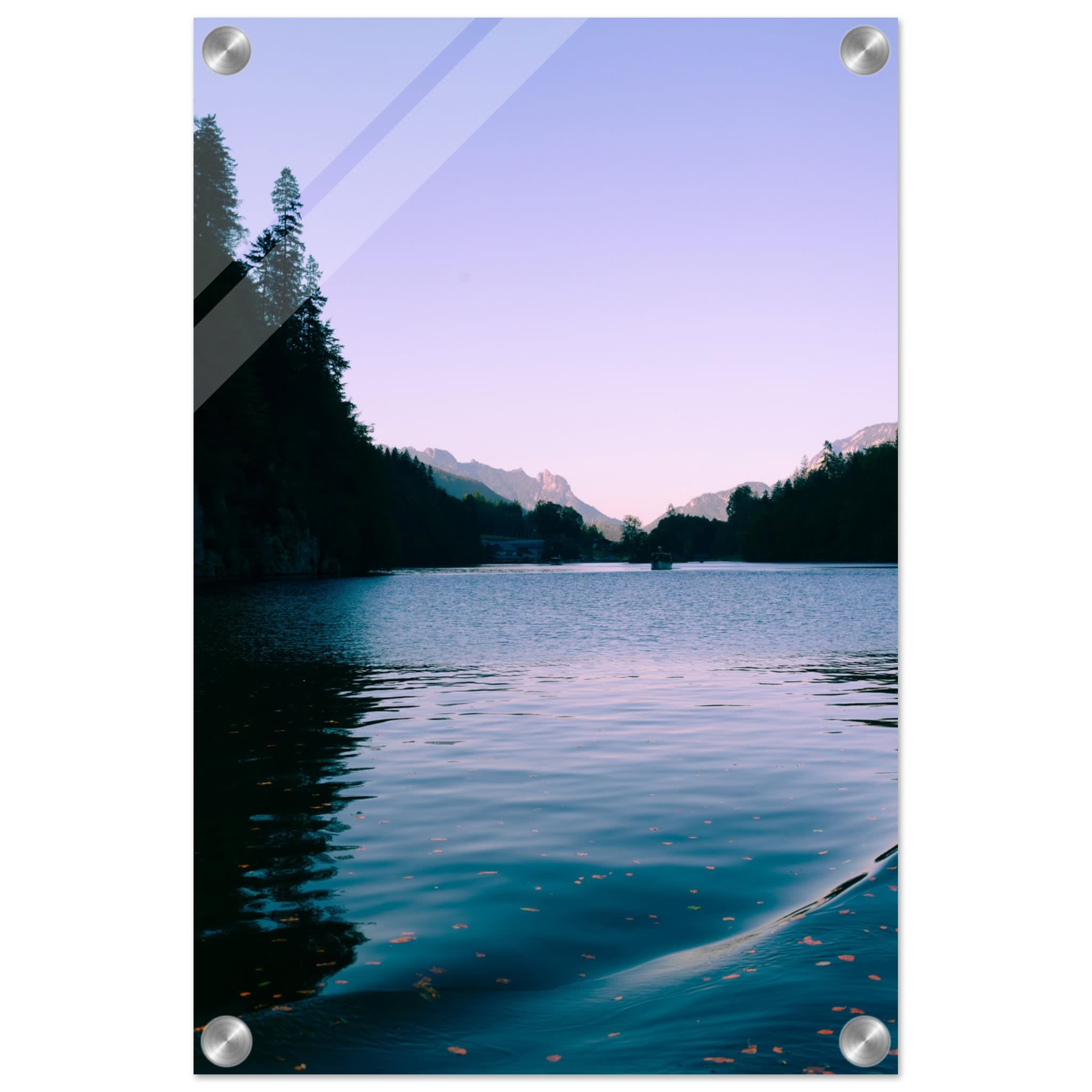 Serene Waters of Königssee At Dusk Photo Wall art 40107eb7-f6b0-4037-9664-0de5d8c24220