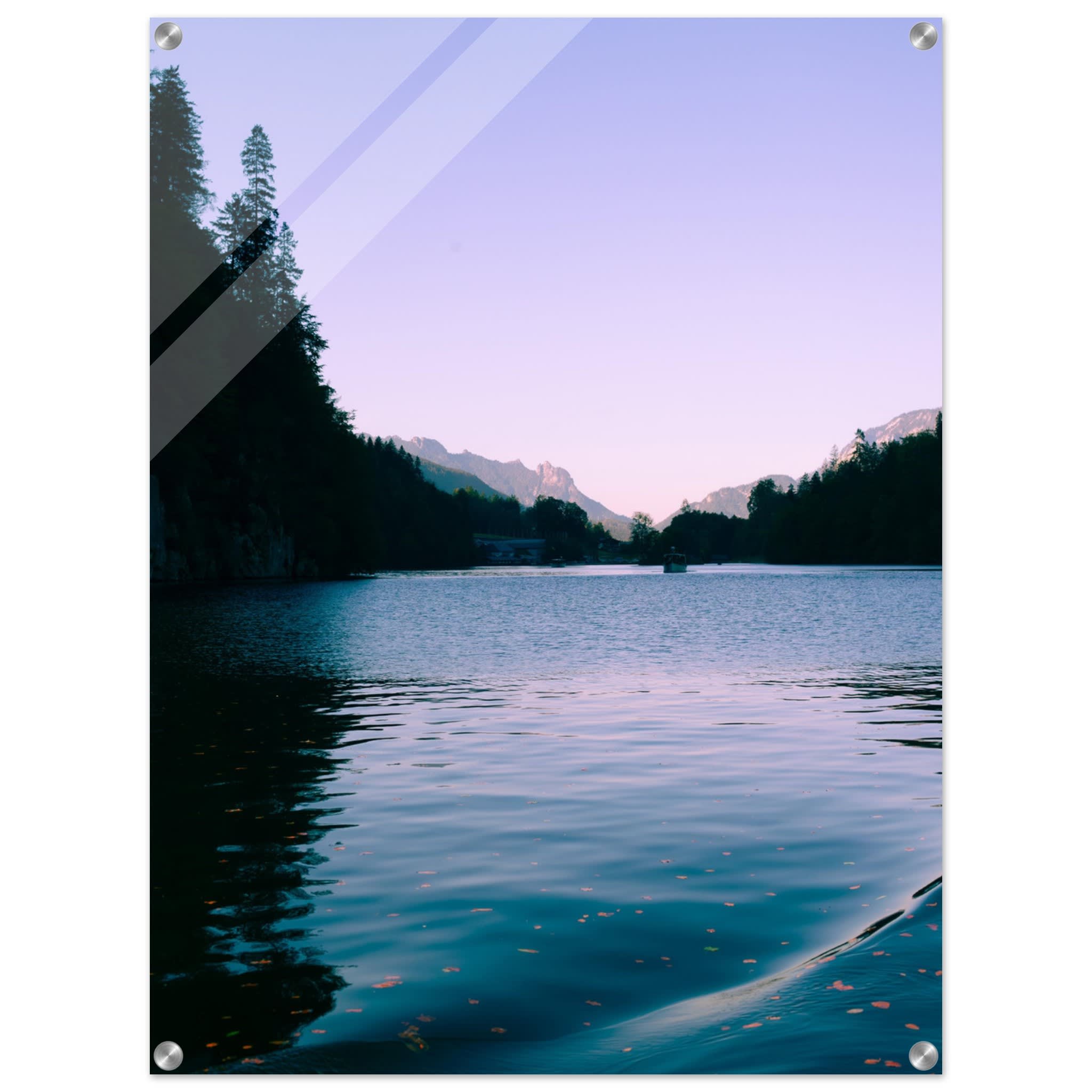 Serene Waters of Königssee At Dusk Photo Wall art 2db88580-ba8b-41e1-b265-2480300d894f