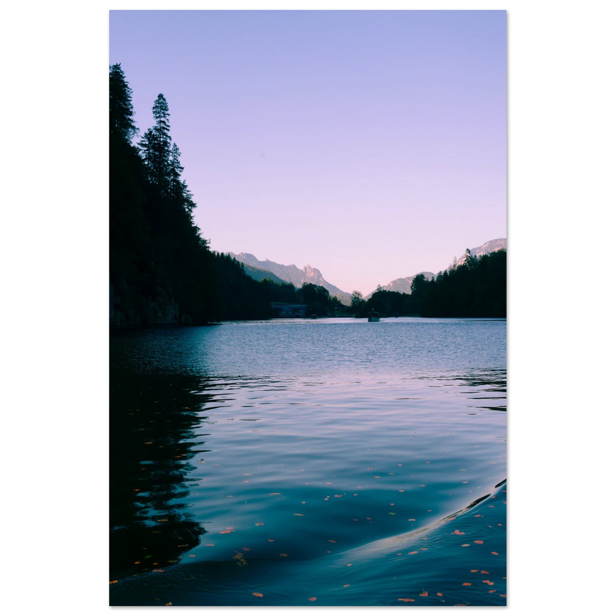Serene Waters of Königssee At Dusk Photo Wall art ba444c4c-39a3-451c-acf8-a3d6f91cb0ea