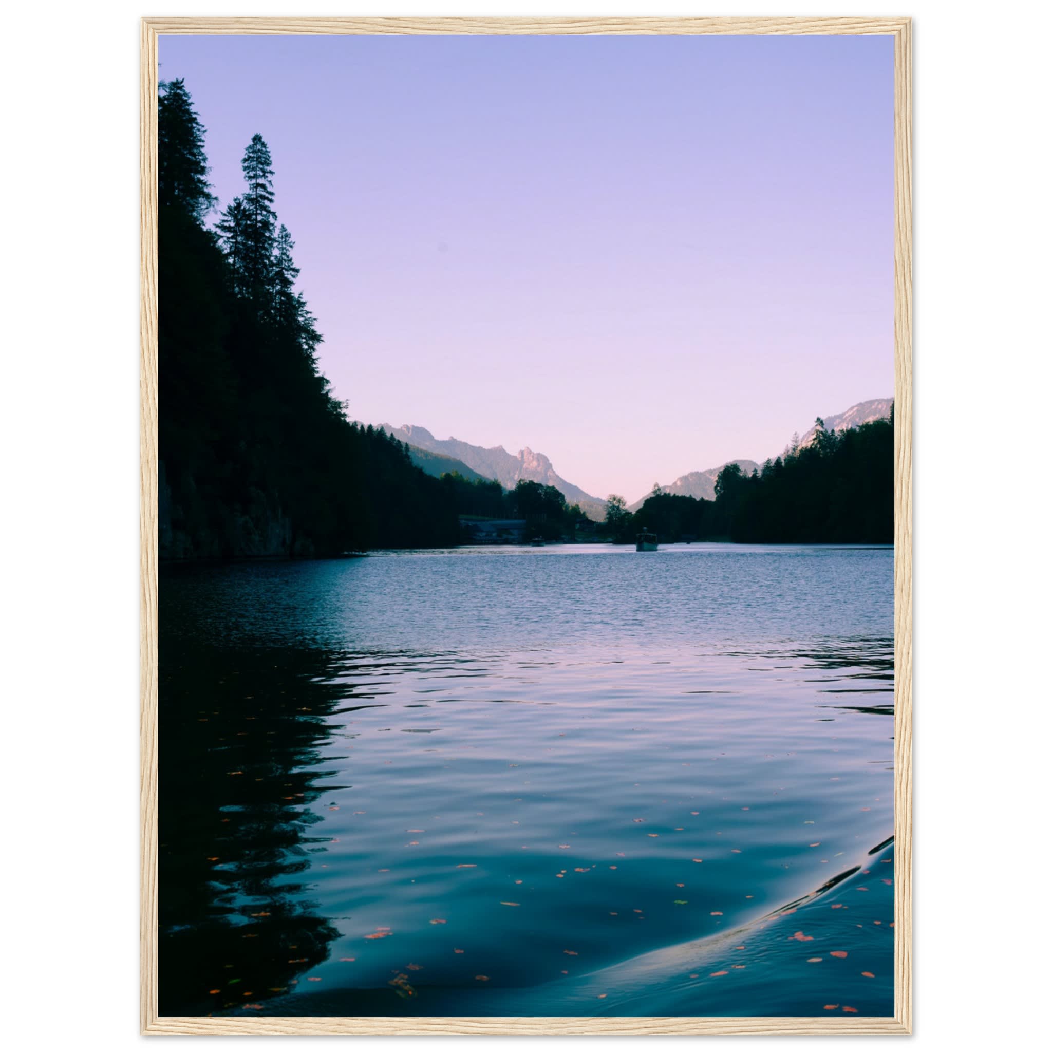 Serene Waters of Königssee At Dusk Photo Wall art 91da9576-e908-4ee6-93d1-355dda1cfe24
