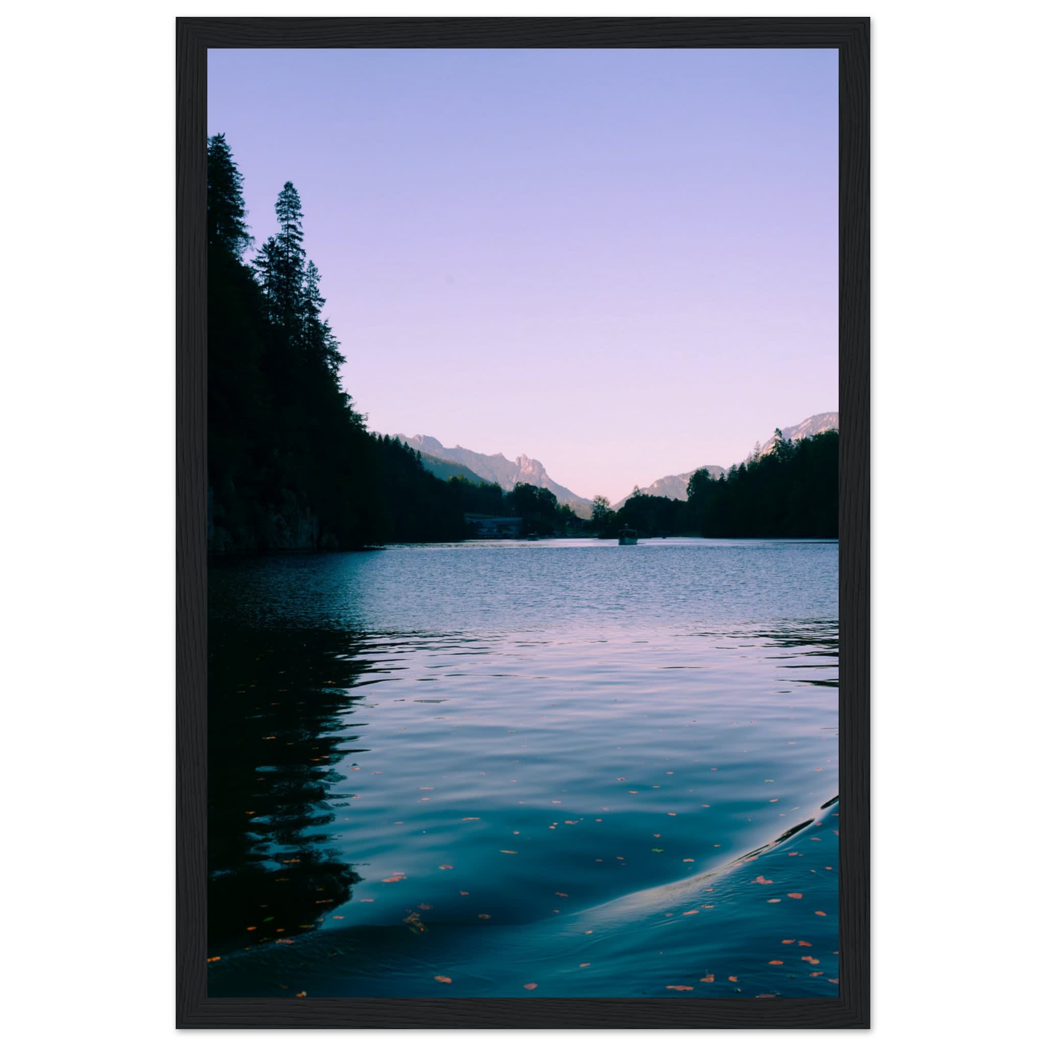Serene Waters of Königssee At Dusk Photo Wall art 00499bf8-1fce-4c42-aac6-b5aee58d9cee