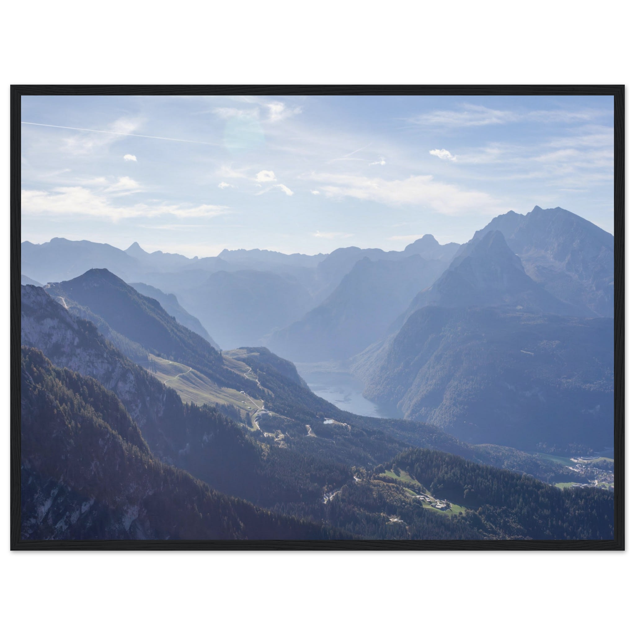 View of Königssee from summit of the Kehlstein Photo Wall art 96b58b19-f13f-493d-b281-7e71b3dc8a7c