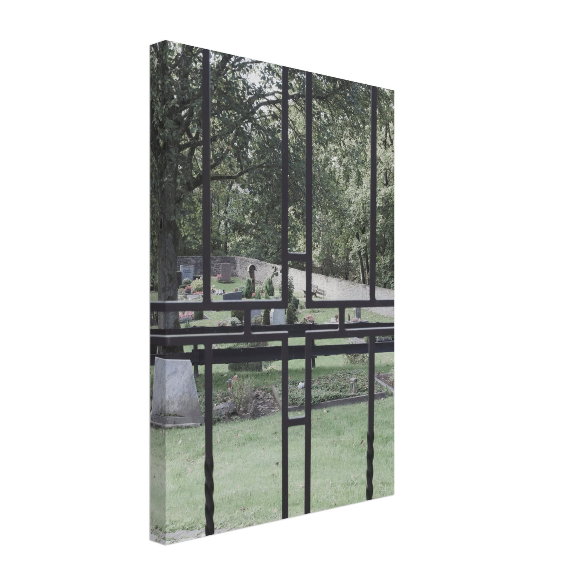Cemetery Gate Near Schloss Burg With a Cross Photo Wall art 04b7faaa-15e4-4b6d-b11f-81d8a493f799